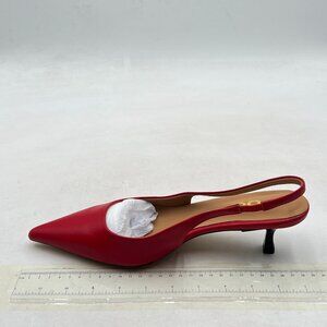 FSJ Red Slingback Heels